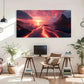 Transverse Orientation Décor Wall Art Canvas Office Home Room Framed 120x60cm