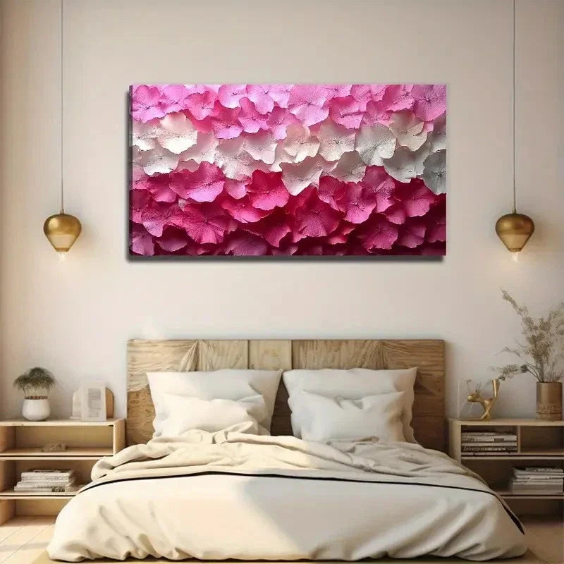 Beautiful Petal Perfect Wall Art Canvas Office Home Room Framed 80x45cm