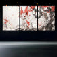 3pcs Fox Traditional Japanese Style Metal Print Ready to Hang Art