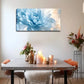 Blue Flower With Rich Petal Wall Art Canvas Office Home Room Framed 120x60cm.