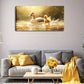 Ducks with Flatter Charming Wall Art Canvas Office Home Room Framed 120x60cm