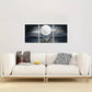 3pcs Creative Elegant Full Moon Love Birds Wall Art Set Canvas Framed 40x60cm - High Quality Print 100% Australian Made Wall Canvas Ready to Hang