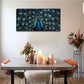 Peacock Exquisite Feathered Wall Art Canvas Office Home Room Framed 120x60cm