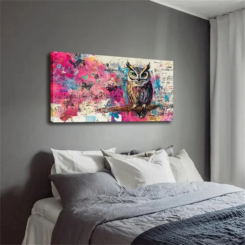 Multicolor Abstract Background Wall Art Canvas Office Home Room Framed 120x60cm