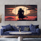 3pcs Samurai Tree Black and White Metal Print Ready to Hang Art