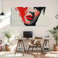 Abstract Brush Strokes Modern Wall Art Canvas Office Home Room Framed 120x60cm