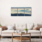 3pcs Mountain Ranges & Green Forest Nature Metal Print Ready to Hang Art