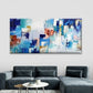 Abstract Colorful Blocks Wall Art Canvas Office Home Room Framed 120x60cm