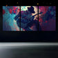 3pcs Guitar Abstract Musician Metal Print Ready to Hang Art