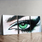 3pcs Eye Gaze Painting Colorful Sharpe Perfect Wall Art Set Canvas Framed 40x60cm - High Quality Print 100% Australian Made Wall Canvas Ready to Hang