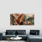 Tropical Theme, Dreamy Leaf Wall Art Canvas Office Home Room Framed 120x60cm