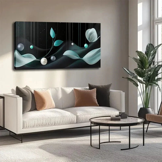 Silk Like Curved Surfaces Wall Art canvas office home room framed 120x60cm