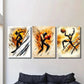 3pcs Extreme Skier Boxer Basketball Player Wall Art Set Canvas Framed 40x60cm - High Quality Print 100% Australian Made Wall Canvas Ready to Hang