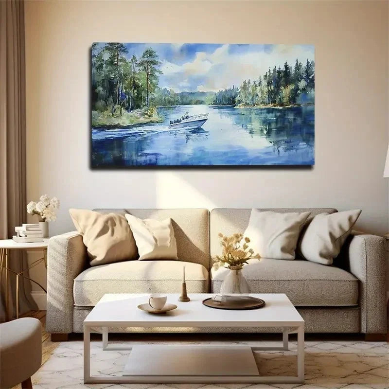 A Sky Filled With Clouds Of Wall Art Canvas Office Home Room Framed 80x45cm
