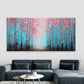 Charming Pink Tree Wall Art Canvas Office Home Room Framed 120x60cm