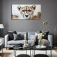 Deco Modern Minimalist Leopard Wall Art Canvas Office Home Room Framed 120x60cm