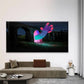 Neon-Colored Hand Wall Art Canvas Office Home Room Framed 120x60cm