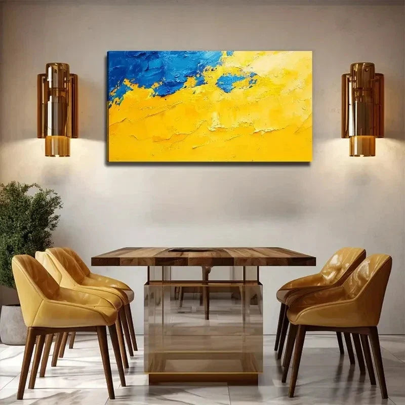 Abstract Color Nature Suitable Wall Art Canvas Office Home Room Framed 120x60cm