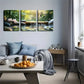3pcs float and play on the water butterfly Wall Art Set Canvas Framed 40x60cm - High Quality Print 100% Australian Made Wall Canvas Ready to Hang