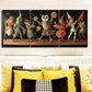 3pcs In the workshop Art Painting Metal Print Ready to Hang Art