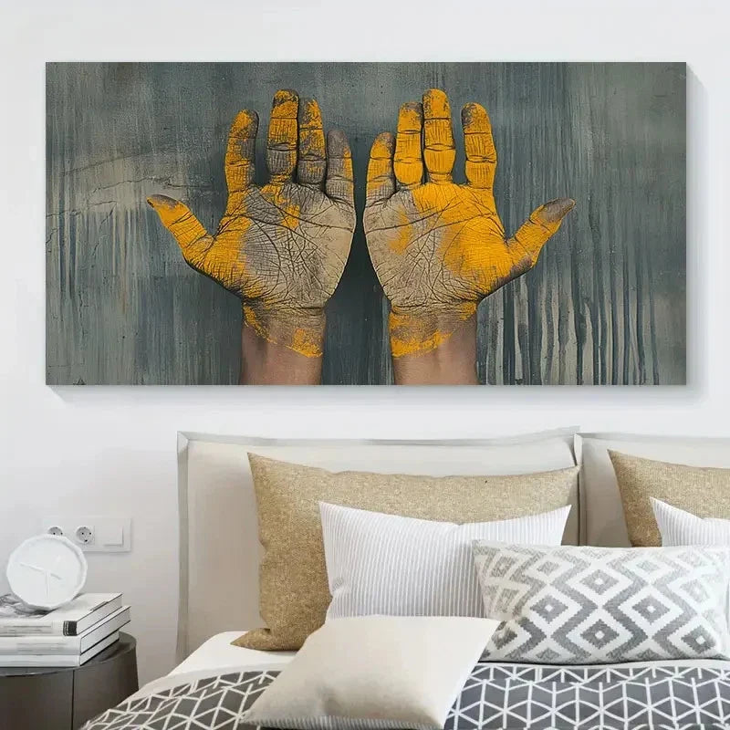 Expressing Oneself With Colours Wall Art Canvas Office Home Room Framed 120x60cm