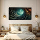 Modern Bohemian Abstract Wall Art Canvas Office Home Room Framed 80x45cm