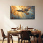 Flying Eagles Sunlight Décor Wall Art Canvas Office Home Room Framed 120x60cm