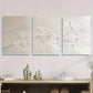 3pcs Snowy Mountain Peaks with Skiers Metal Print Ready to Hang Art