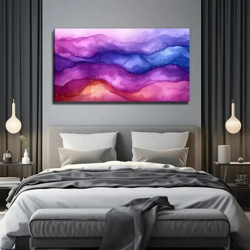 Beautiful Painting Suitable Wall Art Canvas Office Home Room Framed 80x45cm