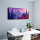 Dense Pine Forest Red Leave Wall Art Canvas Office Home Room Framed 120x60cm