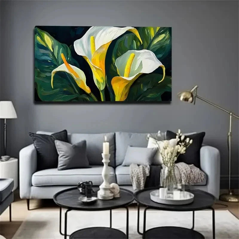 Flowers Worth Tasting Wall Art Canvas Office Home Room Framed 80x45cm