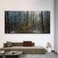 Misty Forest Nature Landscape Wall Art Canvas Office Home Room Framed 120x60cm