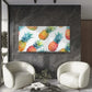 Pineapple Fruit Watercolor Wall Art Canvas Office Home Room Framed 120x60cm