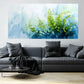 Modern Abstract Greenery Décor Wall Art Canvas Office Home Room Framed 120x60cm