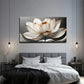Elegant Lotus Flower Wall Art Canvas Office Home Room Framed 80x45cm