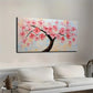 Realistic Pink Peach Blossom Wall Art Canvas Office Home Room Framed 120x60cm