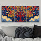 3pcs Vibrant Floral & Tree Paintings Metal Print Ready to Hang Art