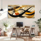 Retro Classic Abstract Spring Wall Art Canvas Office Home Room Framed 120x60cm