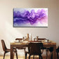 Purple Soft Lines Perfect Wall Art Canvas Office Home Room Framed 120x60cm