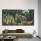 Botanical Foliage with Monstera Wall Art Canvas Office Home Room Framed 120x60cm