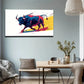Deco Vibrant Charging Wall Art Canvas Office Home Room Framed 120x60cm
