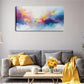 The Form Of Clouds Rich Colors Wall Art Canvas Office Home Room Framed 120x60cm