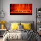 Minimalist Desert Camel Caravan Wall Art Canvas Office Home Room Framed 120x60cm