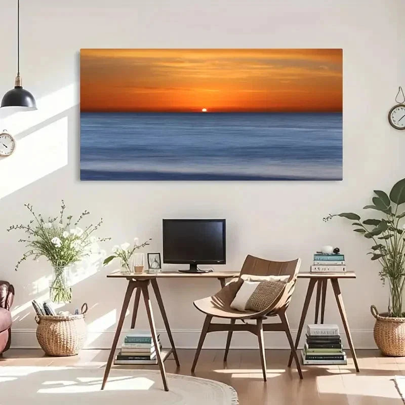 Spring & Winter Season Decor Wall Art Canvas Office Home Room Framed 120x60cm