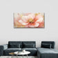 Pink Flowers Abstract Petal Wall Art Canvas Office Home Room Framed 120x60cm