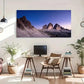 Mountain & Blue Sky Panorama Wall Art Canvas Office Home Room Framed 120x60cm