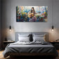 Featuring A Singer Singing Wall Art Canvas Office Home Room Framed 120x60cm
