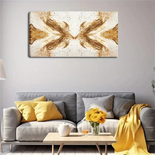 The Golden Element Presents Wall Art Canvas Office Home Room Framed 120x60cm