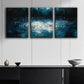 3pcs Raindrops on Water Nature Dark Perfect Wall Art Set Canvas Framed 40x60cm - High Quality Print 100% Australian Made Wall Canvas Ready to Hang