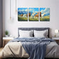 3pcs Different Colors Of Horses Specific Style Wall Art Set Canvas Framed 40x60cm - High Quality Print 100% Australian Made Wall Canvas Ready to Hang
